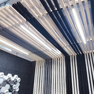 聚酯纤维吊顶吸音格栅